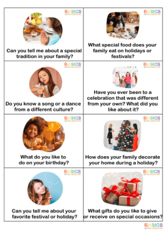 Global Traditions: Conversation Cards for Kids Explore Cultures and Holidays Through Fun Questions-PDF1