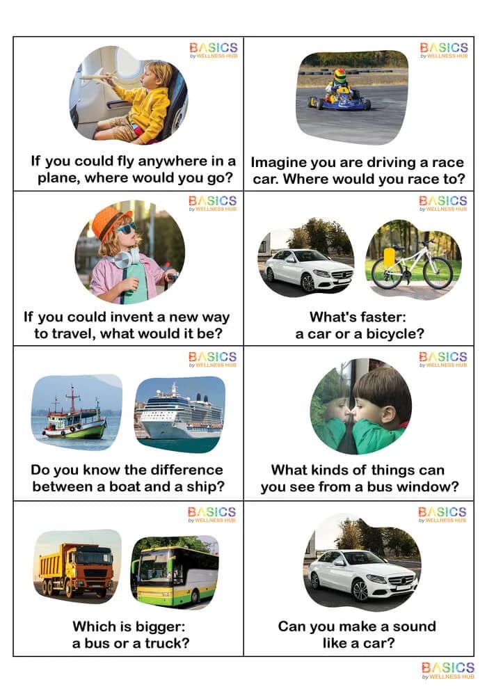 Conversation Cards - Transportation: Engage Kids with Fun Travel-Themed Questions-PDF2