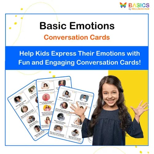Conversation Cards - Basic Emotions: Questions to Help Kids Express Feelings - Free