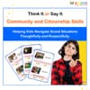 Think It or Say It: Community and Citizenship Skills