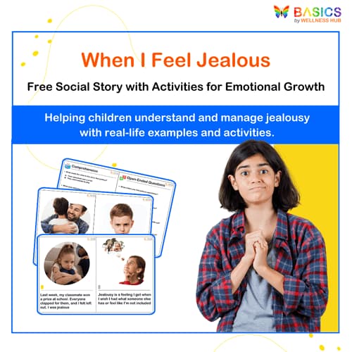 When I Feel Jealous: A Social Story with Activities for Kids - Free