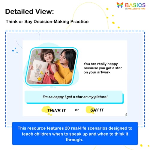 Think It or Say It: Emotions and Feelings Guide preview 2