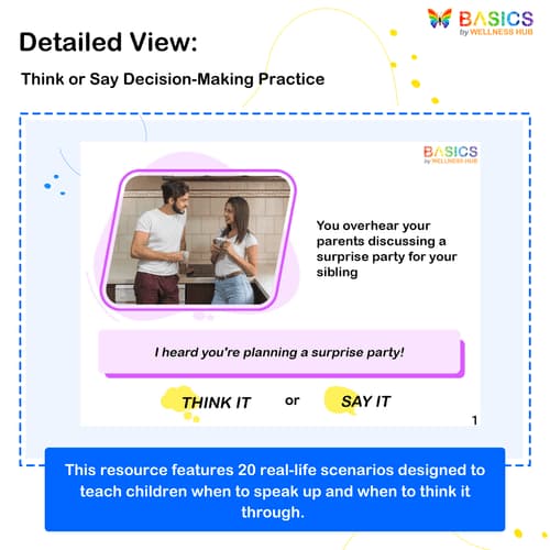 Think It or Say It: Family Dynamics Guide