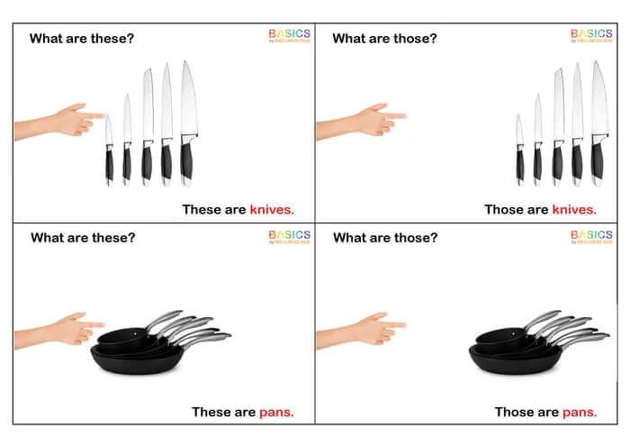What Are These and Those? WH Questions – Household Items (Free Printable PDF)-PDF2