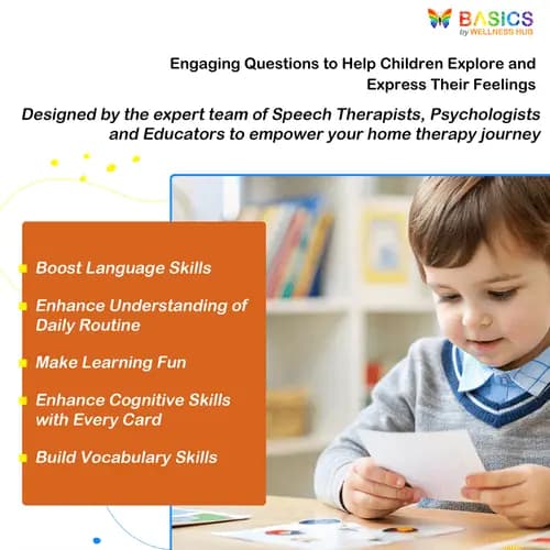 Conversation Cards - Basic Emotions: Questions to Help Kids Express Feelings