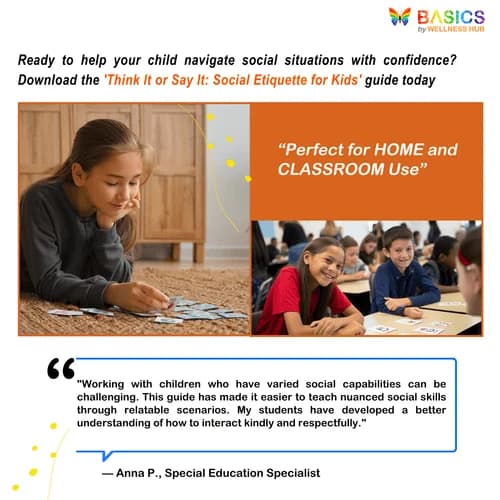 Think It or Say It: Social Etiquette for Kids preview 5