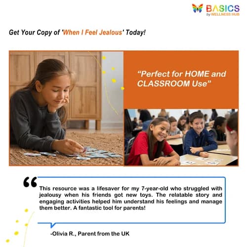 When I Feel Jealous: A Social Story with Activities for Kids preview 5