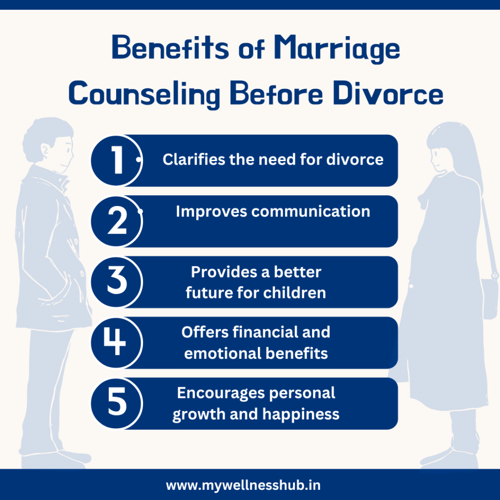 Benefits of Marriage Counseling Before Divorce