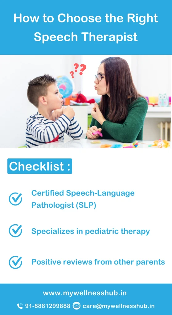 How to Choose the Right Speech Therapist