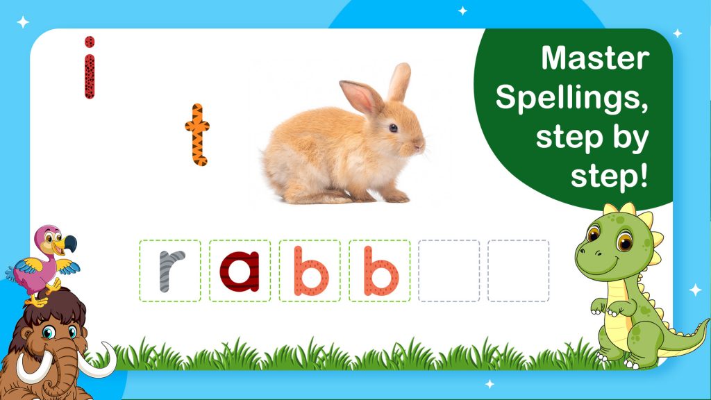 master spelling step by step with BASICS app