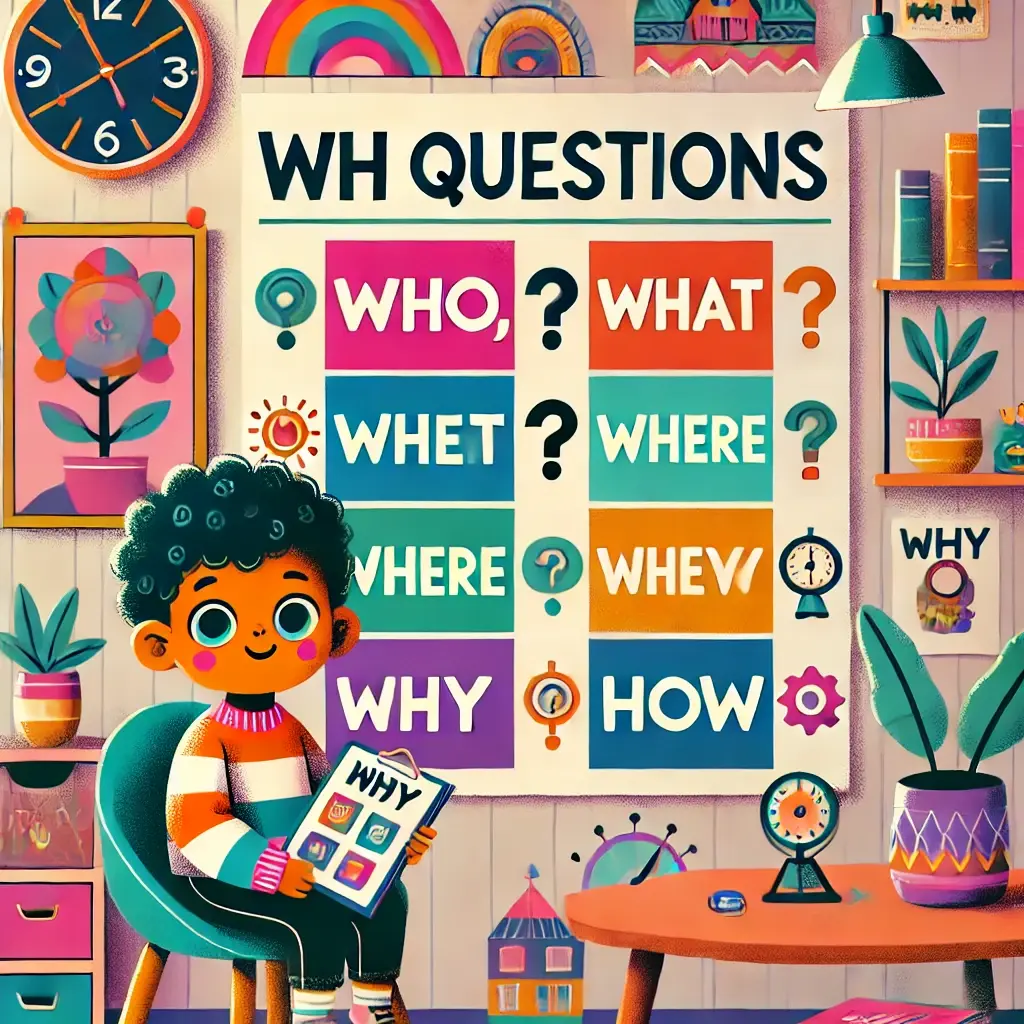 WH Questions for Kids: Printable Worksheets and Games