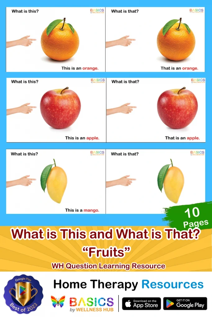 Fruits Flashcards for Kids